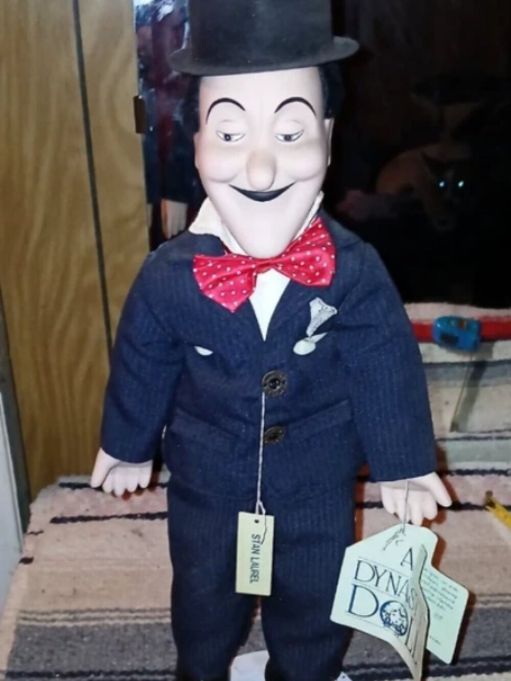 Stan Laurel Porcelain Dynasty Doll 16” Cardinal Inc w/Tags